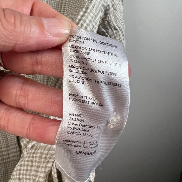 Maeve Anthropologie Maxi Tunic Top Dress Size XS Tan Button Down Neutral Casual - Picture 13 of 13